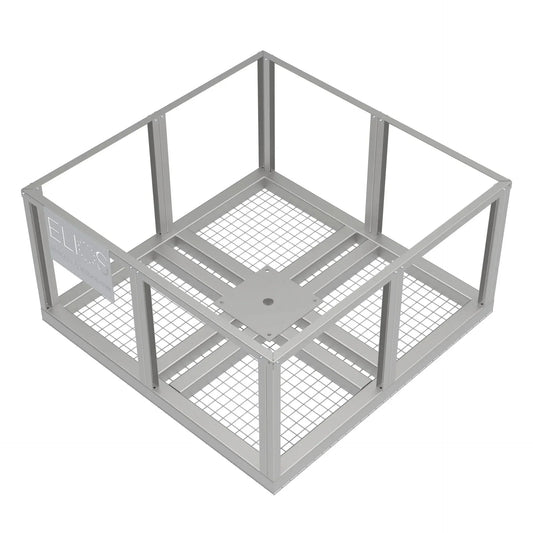 Elios Basket 4 Panel Post – Base en acier remplissable pour poteau Arbora P4 (1,5 m, 121 kg) Boutique Solaire Québec