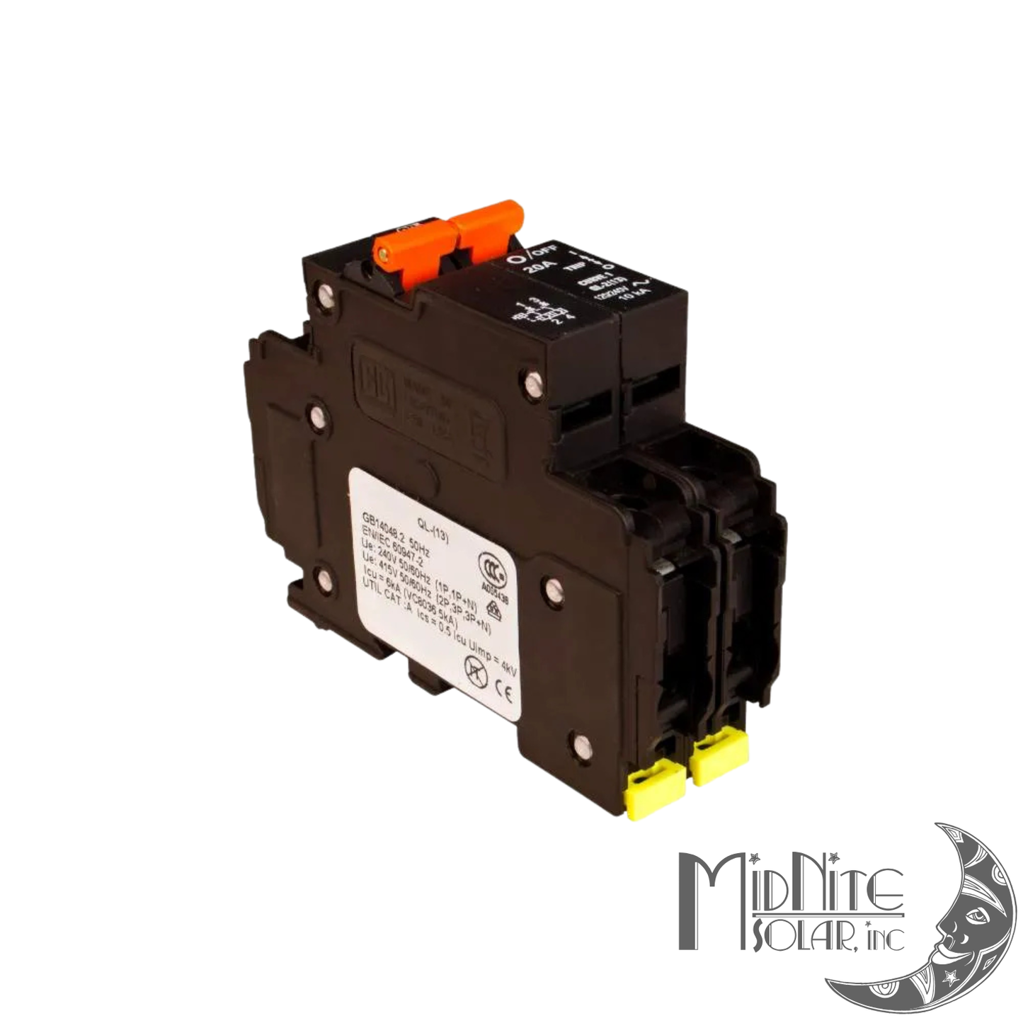 Disjoncteur AC 20A Double Pôle MidNite