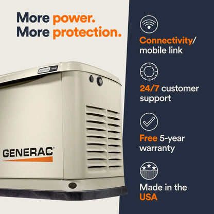 Generac Guardian 7226 | Génératrice de secours 18 kW / 17 kW GPL / gaz naturel Boutique Solaire Québec