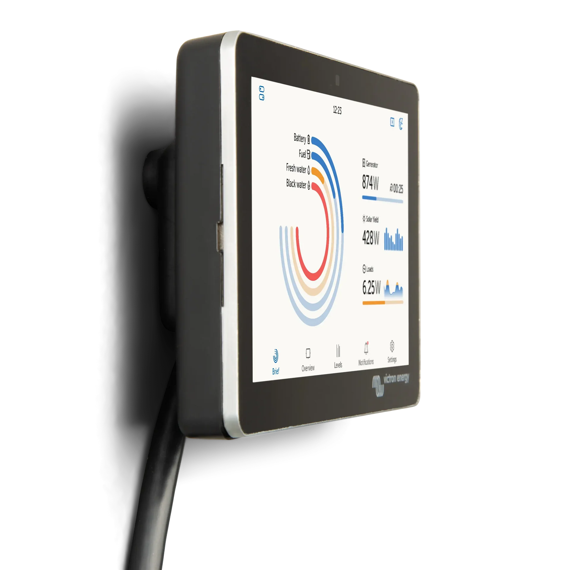 Victron GX Touch 70 | Écran tactile 7″ top-mount pour Cerbo GX – Monitoring intelligent Boutique Solaire Québec