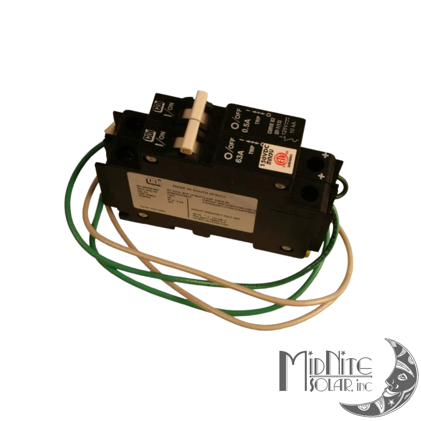 Disjoncteur DC 63A MidNite – Protection Terre