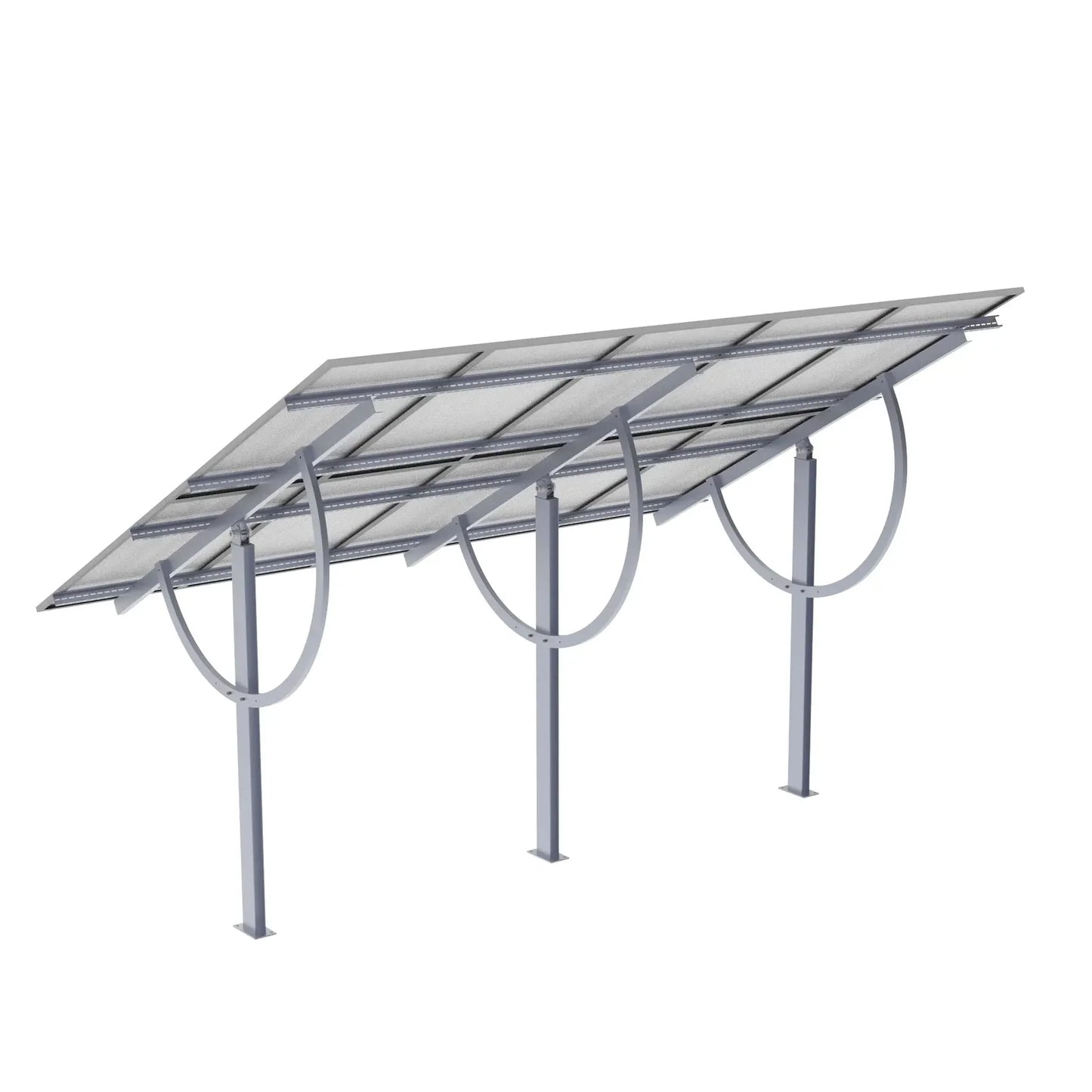 Elios Terra G10 – Support de montage au sol réglable pour 10 panneaux (acier HDG, inclinaison 25-55°, garantie 5 ans) Boutique Solaire Québec