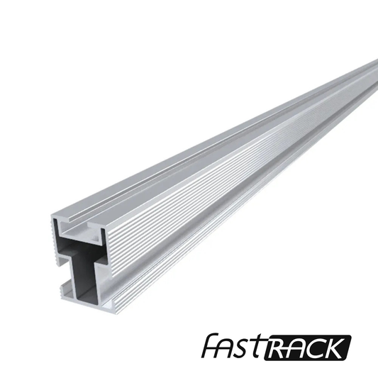 Rail Fast-Rack Ultra 128 pouces pour installation de panneaux solaires au Québec